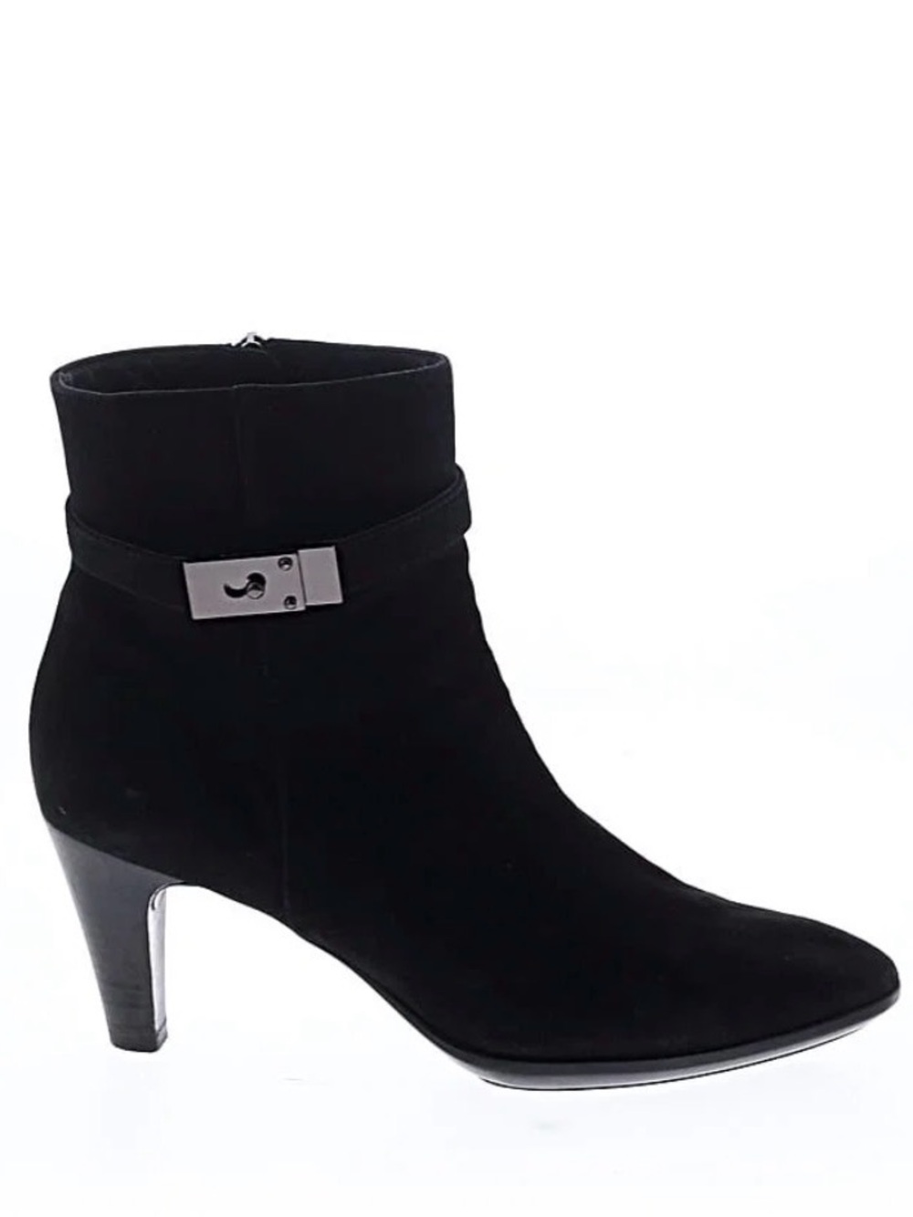 Aquatalia Black Suede Ankle Boot Size 6